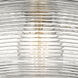 Ballston Ithaca 5 Light 24 inch Satin Nickel Stem Hung Chandelier Ceiling Light